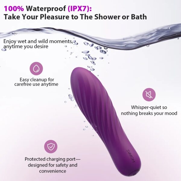 Mini vibrator reîncărcabil Tulip - imagine 13