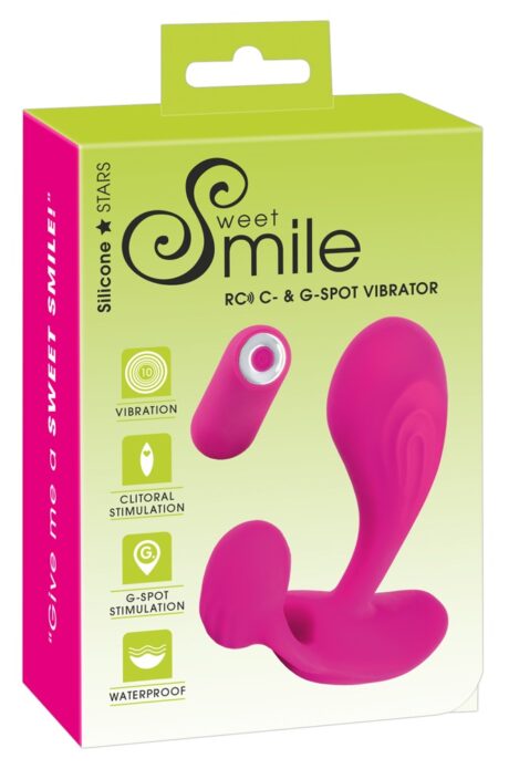 Vibrator Sweet Smile Clitoris & Punct G cu Telecomandă