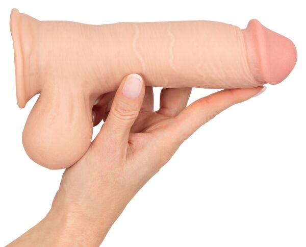 Dildo realist cu suprafață mobilă și ventuză 18,7 cm - imagine 15