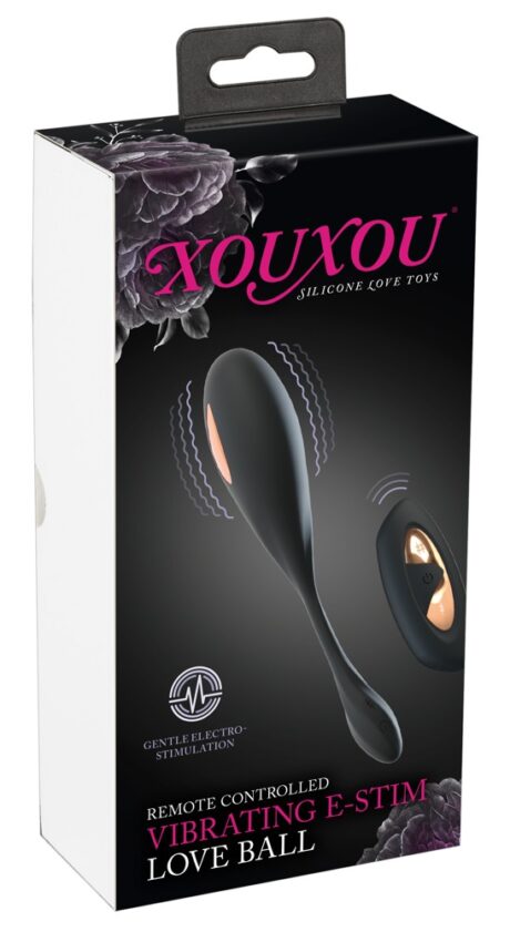 XX Love Ball Bilă vaginală cu electrostimulare E-Stim vibrații și telecomandă
