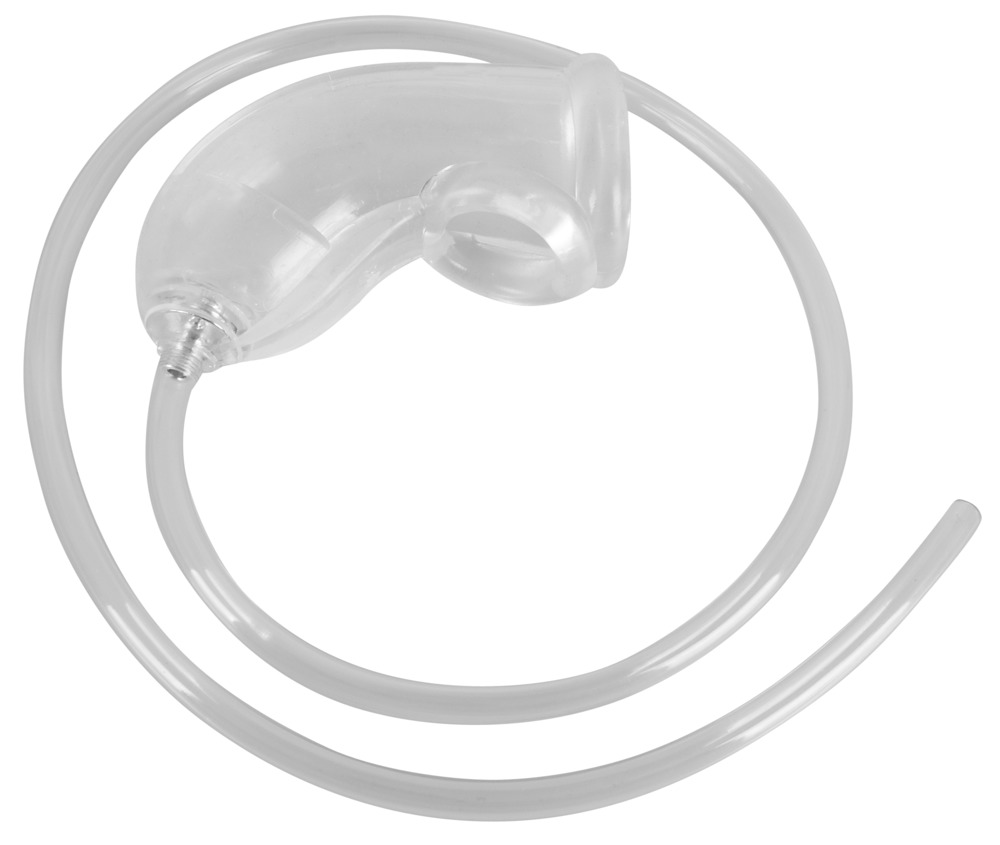 Piss Play Manșon Transparent pentru Penis cu Tub 80 cm - imagine 2