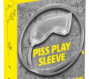 Piss Play Manșon Transparent pentru Penis cu Tub 80 cm