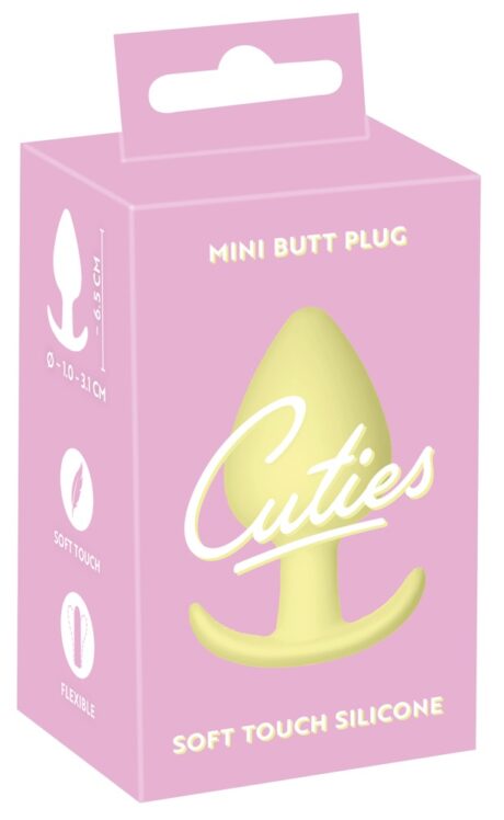 Plug Anal Cuties Mini Galben