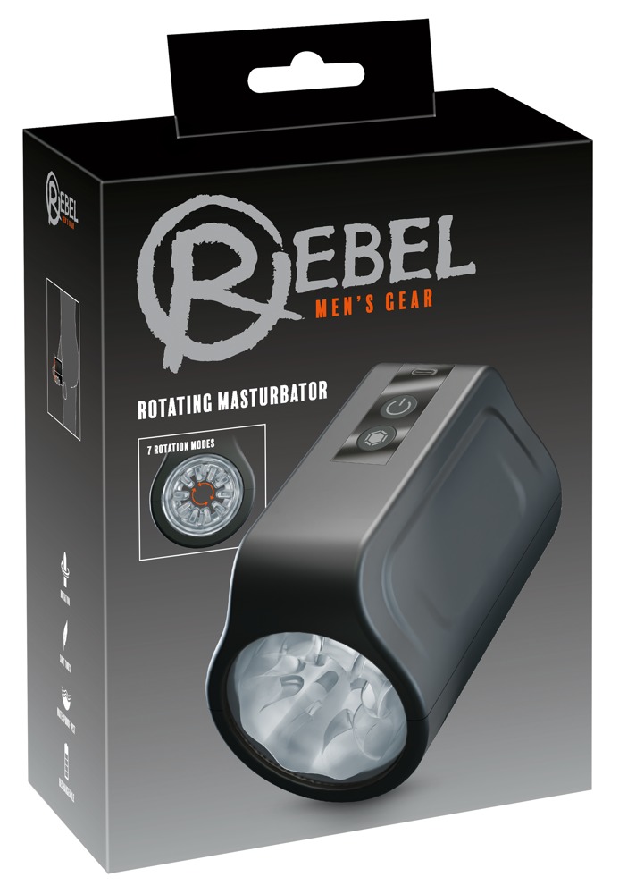Rebel Rotating Masturbator cu Manșon Rotativ și 7 Moduri