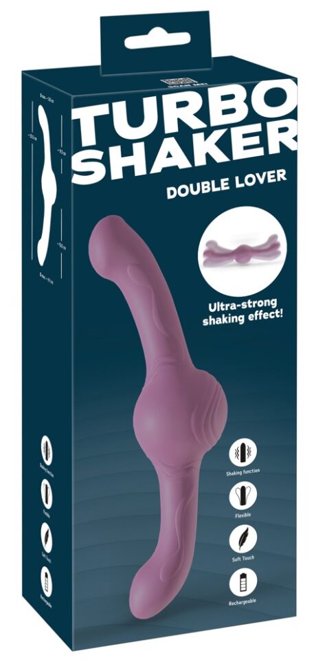 You2Toys Turbo Shaker Double Lover Vibrator Dublu cu 3 Moduri, 30 cm