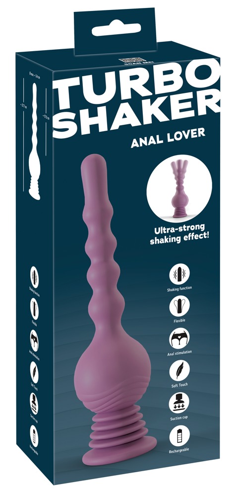 You2Toys Turbo Shaker Anal Lover Dop Anal Vibrant cu Ventuză
