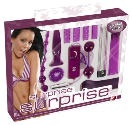 Surprise Surprise Sex Toy Set Set 12 Jucării pentru Adulți, Mov