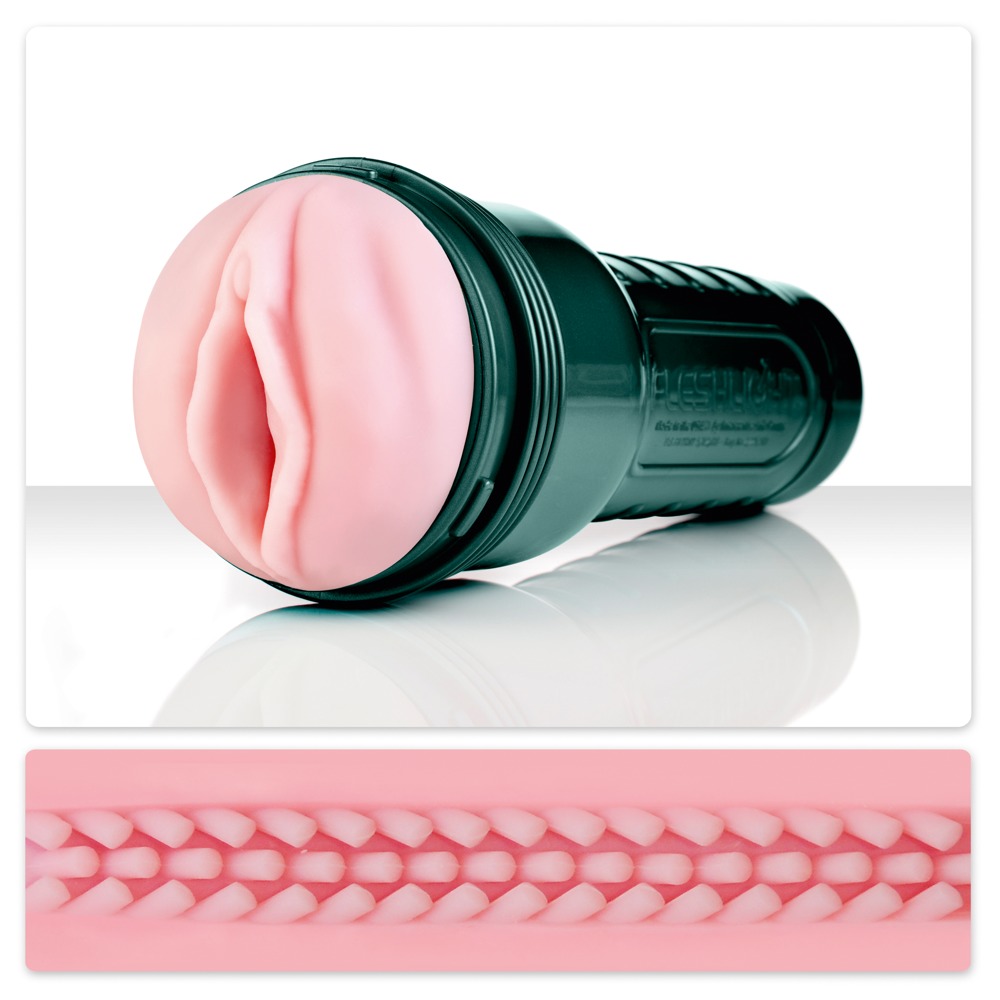 Vibro Lady Touch Roz Masturbator cu Vibrații Real Feel Super Skin - imagine 2