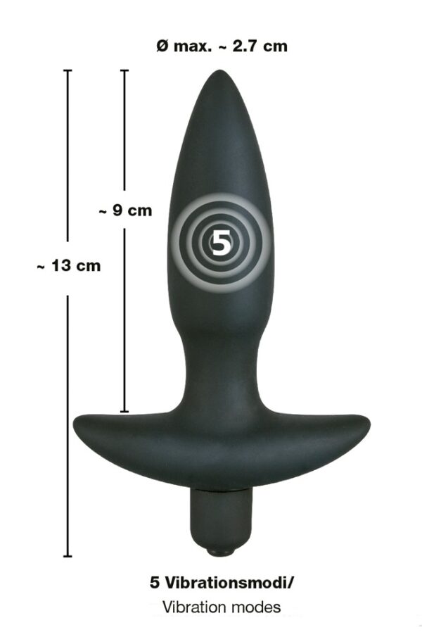 Plug anal cu vibrații din silicon - imagine 5
