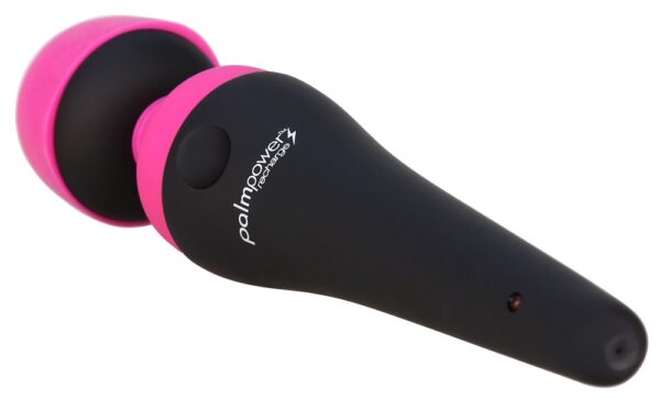 Palmpower Recharge Roz Vibrator Wand cu 2 Niveluri de Vibrație - imagine 5