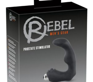 Rebel Prostate Stimulator L-Shaped Vibrator pentru Prostată 12 cm