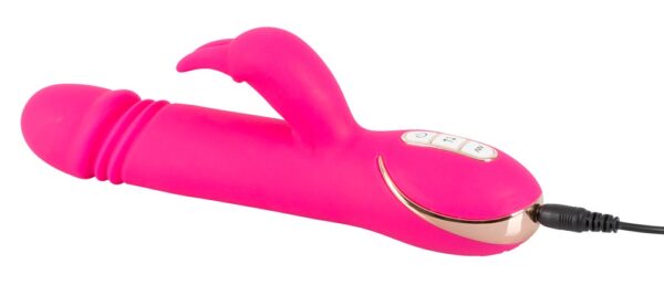 Vibrator Rabbit reîncărcabil cu funcție thrust - imagine 7