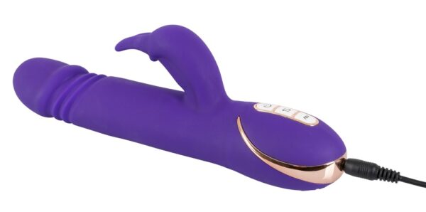 Vibrator Rabbit reîncărcabil cu funcție thrust - imagine 15