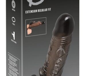 Extensie pentru Penis Rebel Regular Fit cu Vibrații – +2 cm