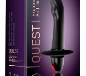 Rocks Off Quest Vibrator de Prostată Negru cu 10 Moduri de Vibrație