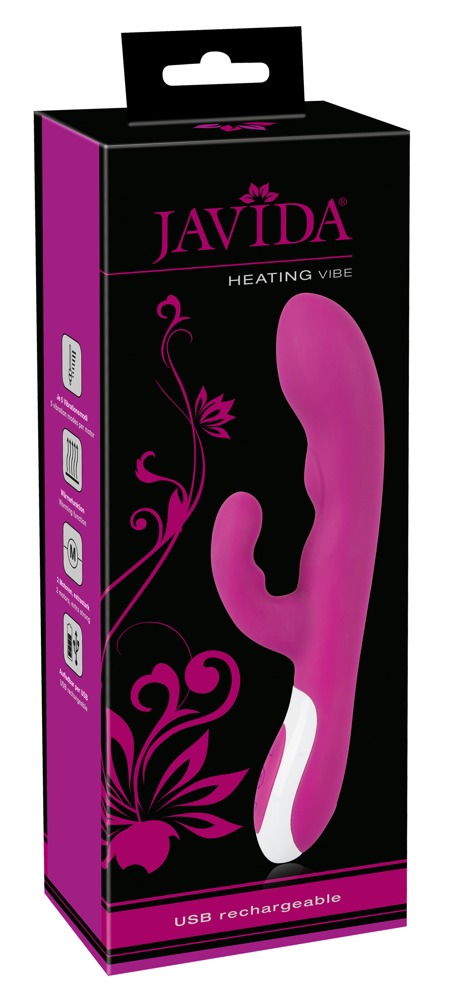 Vibrator Javida Heating Vibe cu Încălzire și Stimulare Clitoridiană