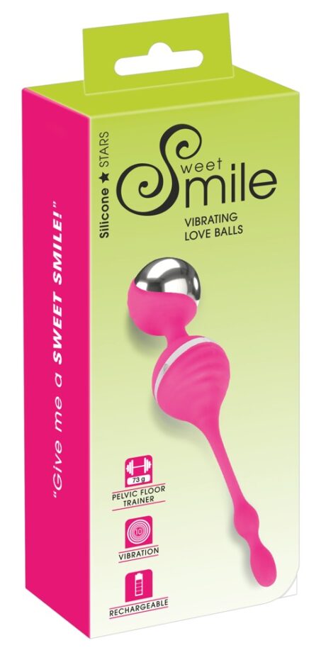 Bile Vaginale Vibrante Sweet Smile – 10 Moduri de Vibrație