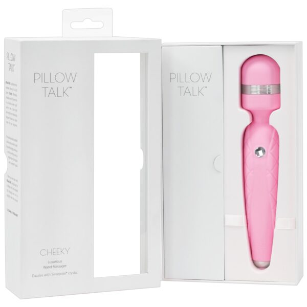 Aparat de Masaj Pillow Talk Cheeky – Vibrator Wand Reîncărcabil - imagine 6