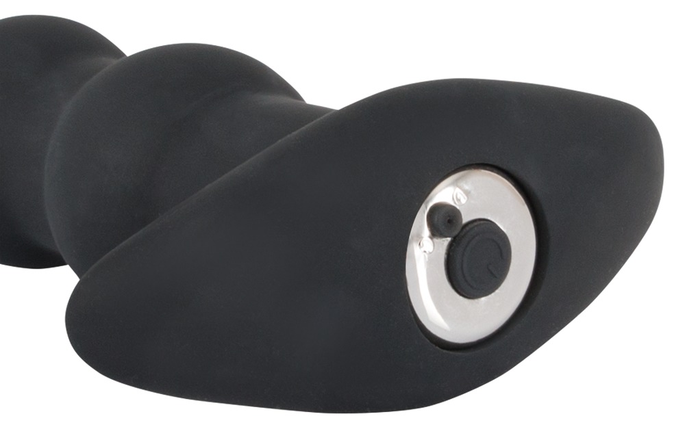 Velvets Rechargeable Bea Negru Mărgele Anale cu Vibrații 7 Moduri - imagine 7