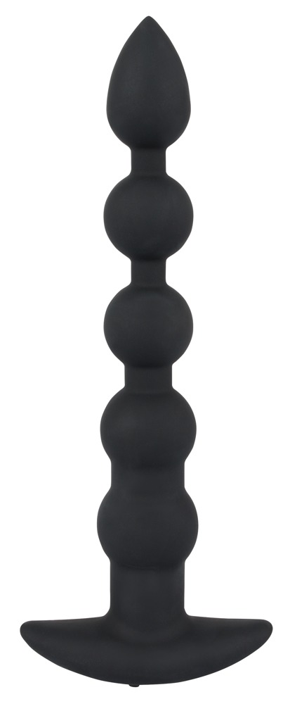 Velvets Rechargeable Bea Negru Mărgele Anale cu Vibrații 7 Moduri - imagine 2