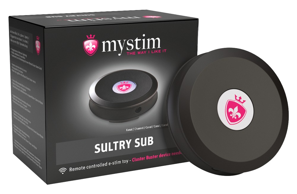Sultry Sub Receptor Electrosex Reîncărcabil cu Telecomandă și Electrod - imagine 2