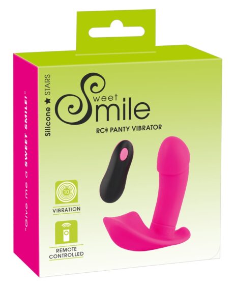 Vibrator pentru Chilot Sweet Smile RC cu Telecomandă – 10 Moduri