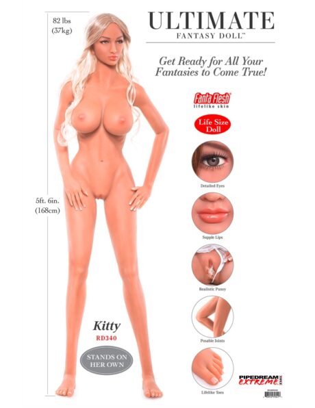 Ultimate Fantasy Dolls Kitty – Păpușă Realistă Premium 168 cm