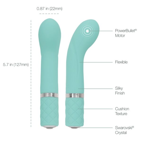Vibrator pentru Punctul G Pillow Talk Racy cu Motor PowerBullet - imagine 13