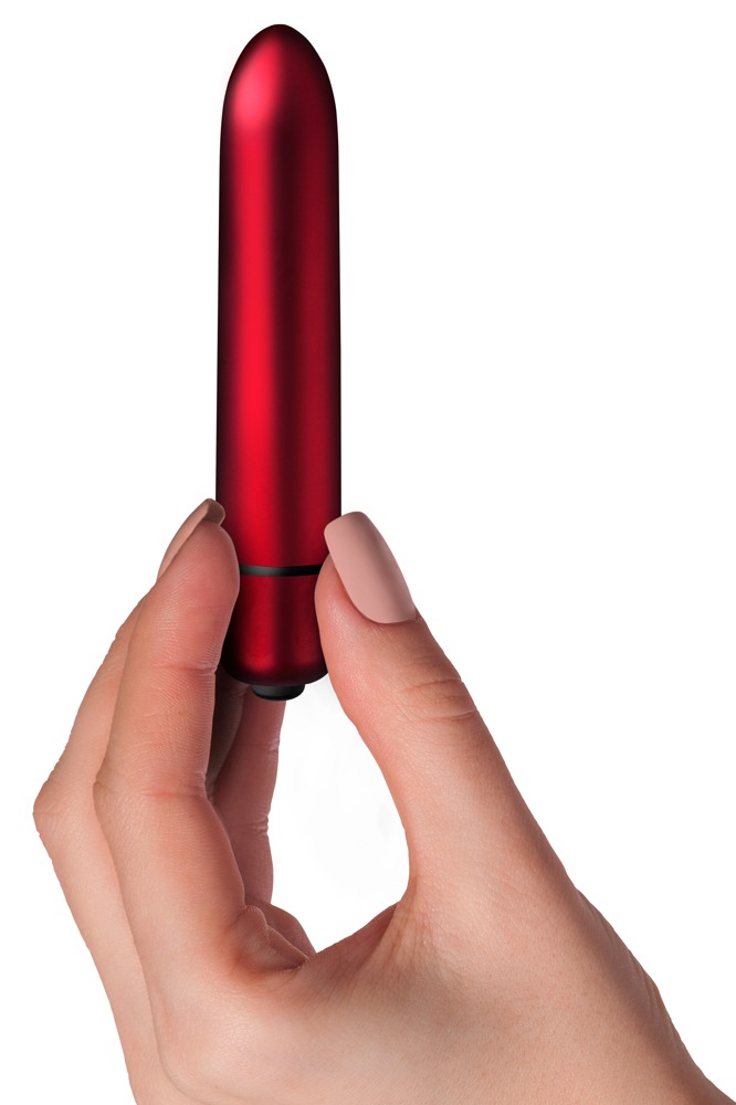 Scarlet Velvet Red Mini Vibrator cu 10 Moduri - imagine 3