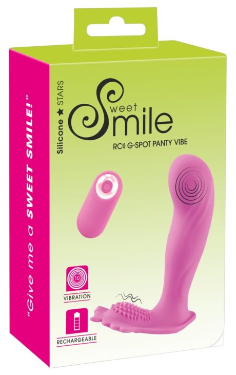 Vibrator pentru Chilot Sweet Smile G-Spot cu Telecomandă – 10 Moduri