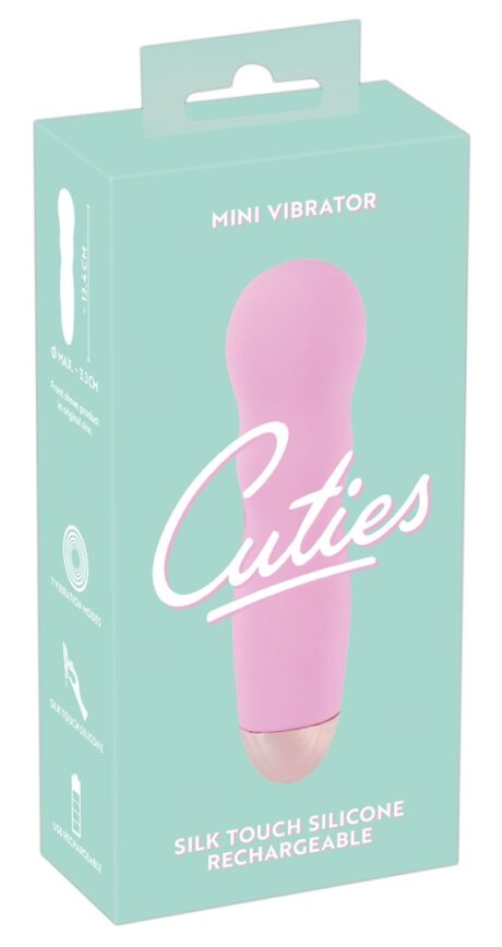 Mini Vibrator Cuties Roz – 7 Moduri de Vibrație