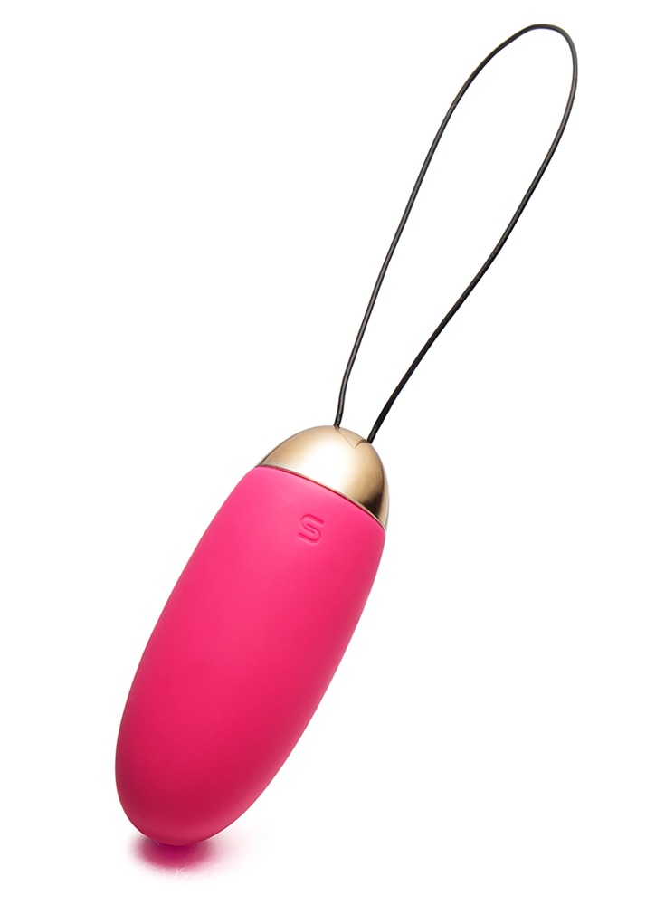 Elva Plum Roșu Vibrator Bullet cu Telecomandă și 10 Setări - imagine 5