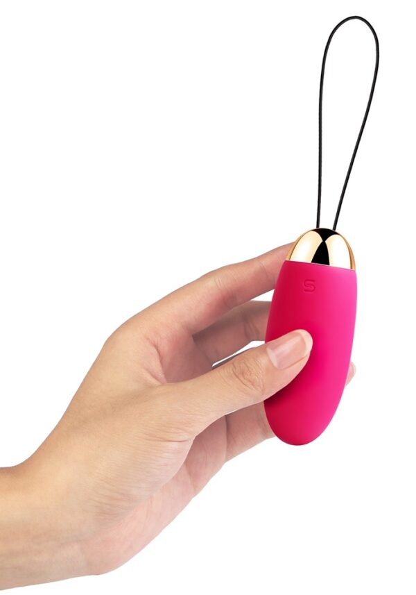 Elva Plum Roșu Vibrator Bullet cu Telecomandă și 10 Setări - imagine 6