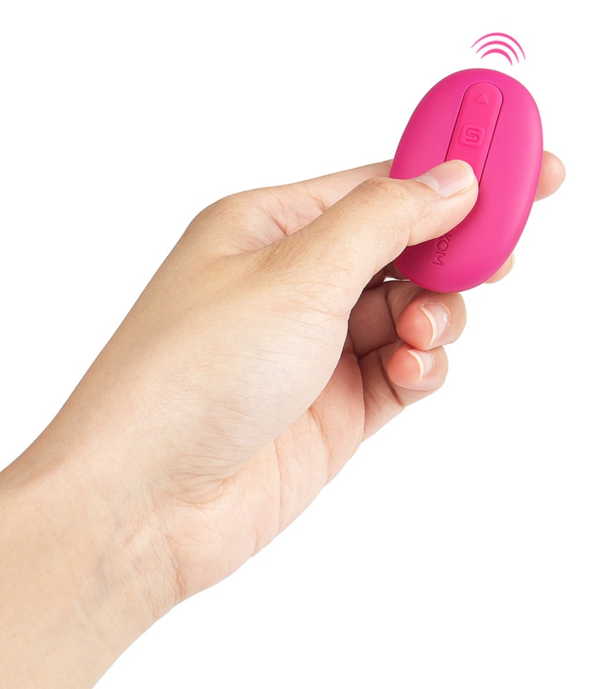 Elva Plum Roșu Vibrator Bullet cu Telecomandă și 10 Setări - imagine 8