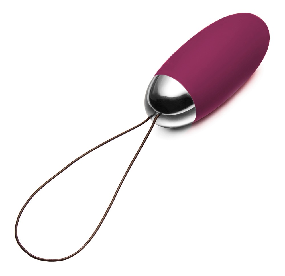 Elva Plum Roșu Vibrator Bullet cu Telecomandă și 10 Setări - imagine 11