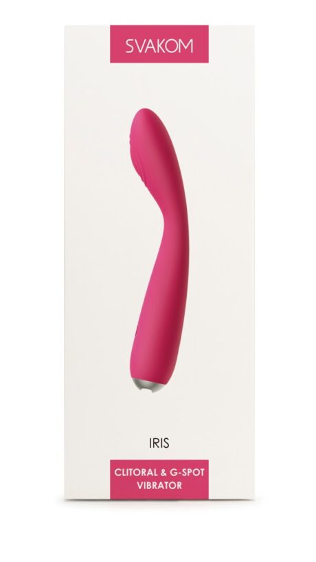Iris Plum Roșu Vibrator pentru Punctul G și Clitoris, 5 Moduri, Reîncărcabil