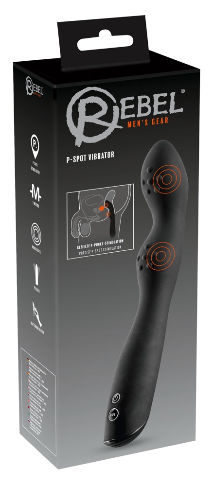 Vibrator pentru Prostată Rebel P-Spot – 7 Moduri de Vibrație