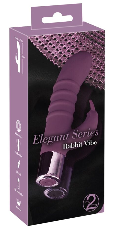Mini Vibrator Rabbit Elegant Series – 15 Moduri de Vibrație