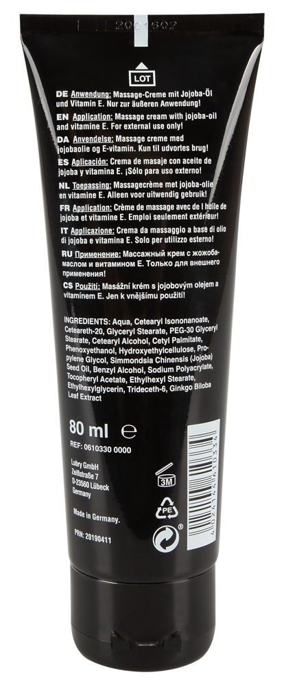 Penis XXL Cremă Vegană pentru Masaj cu Jojoba și Vitamina E 80 ml - imagine 2