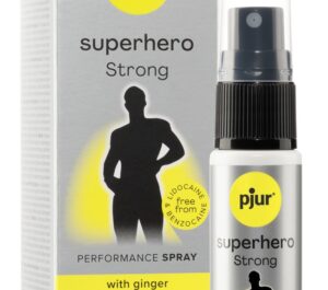 pjur Superhero Strong Spray 20 ml Spray Delay pentru Bărbați cu Extract de Ghimbir