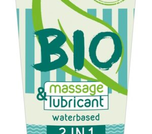 Gel Lubrifiant și de Masaj HOT BIO 2în1 pe Bază de Apă – Organic și Vegan