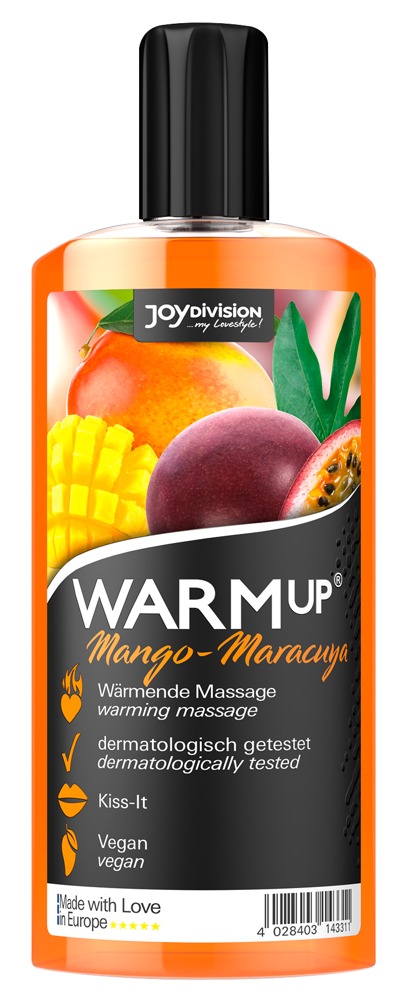 WARMup Mango Maracuya 150 ml Ulei de Masaj cu Efect de Încălzire