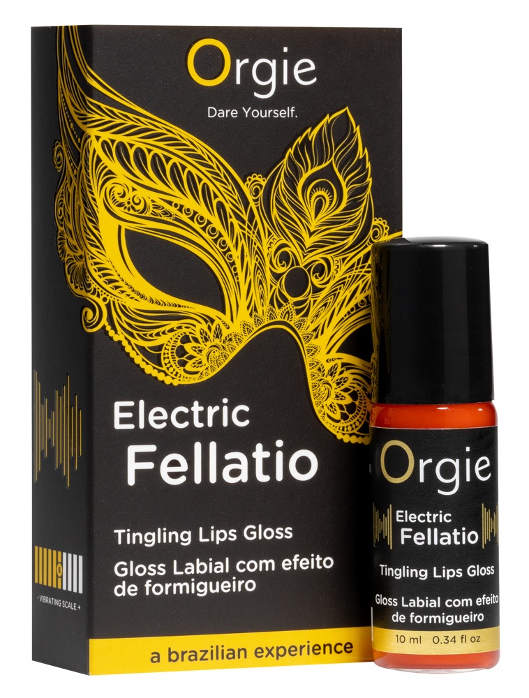 Electric Fellatio 10 ml Lip Gloss pentru Săruturi cu Efect de Furnicături