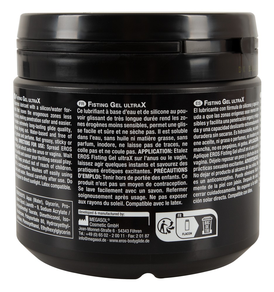 Fisting Gel UltraX EROS Lubrifiant pe Bază de Apă și Silicon - imagine 4