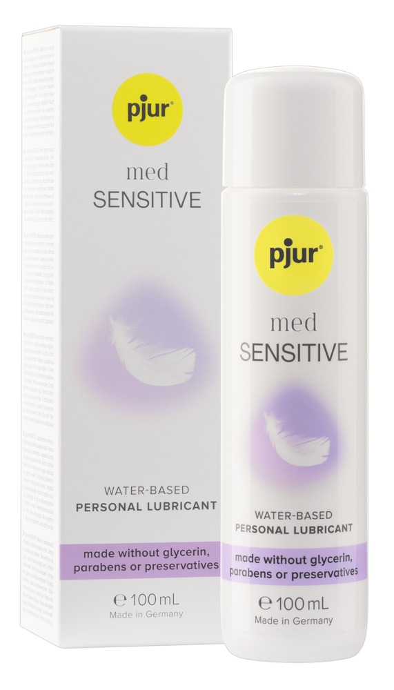 pjur med Sensitive Glide 100 ml Lubrifiant pe Bază de Apă pentru Piele Sensibilă