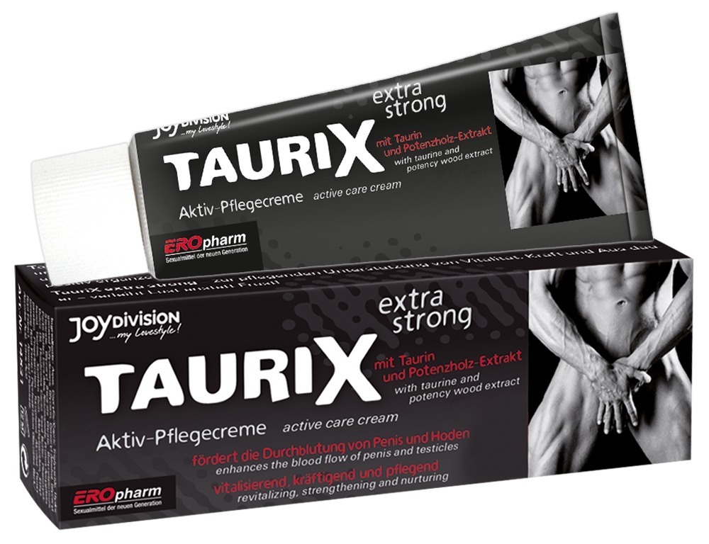 TauriX Extra Strong 40 ml Cremă de Îngrijire Intimă pentru Bărbați - imagine 3