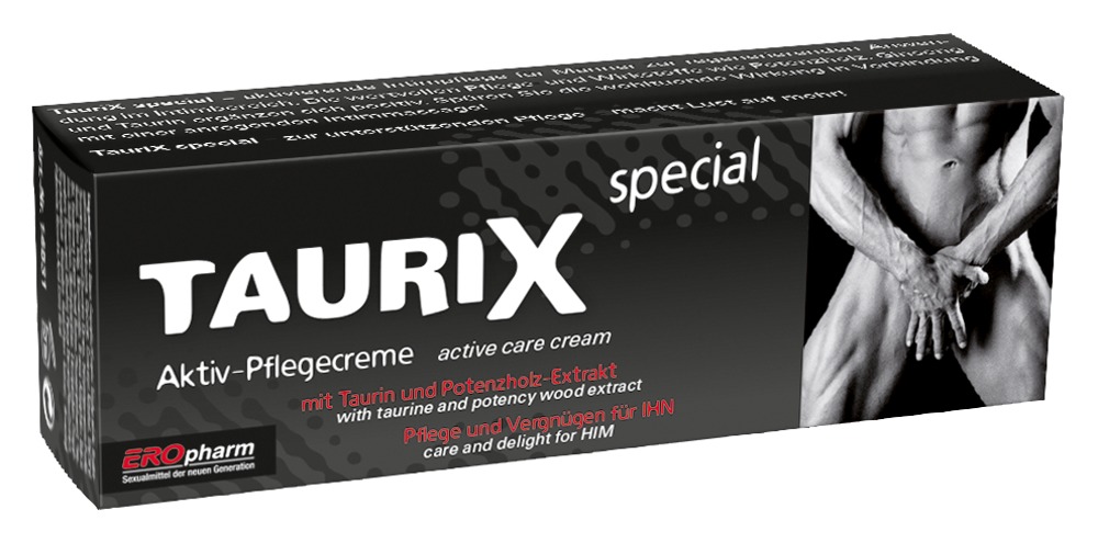TauriX Extra Strong 40 ml Cremă de Îngrijire Intimă pentru Bărbați
