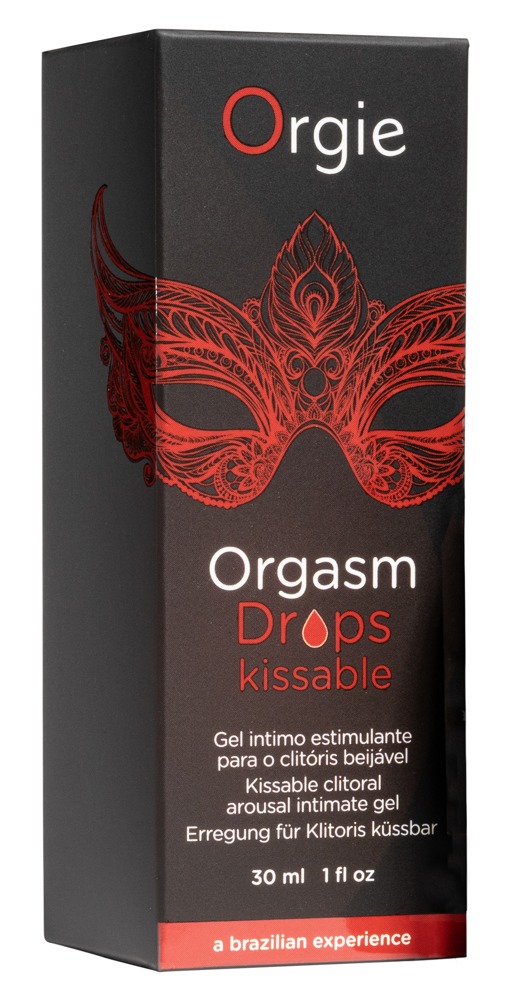 Orgasm Drops Kissable 30 ml Picături pentru Stimulare Clitoridiană