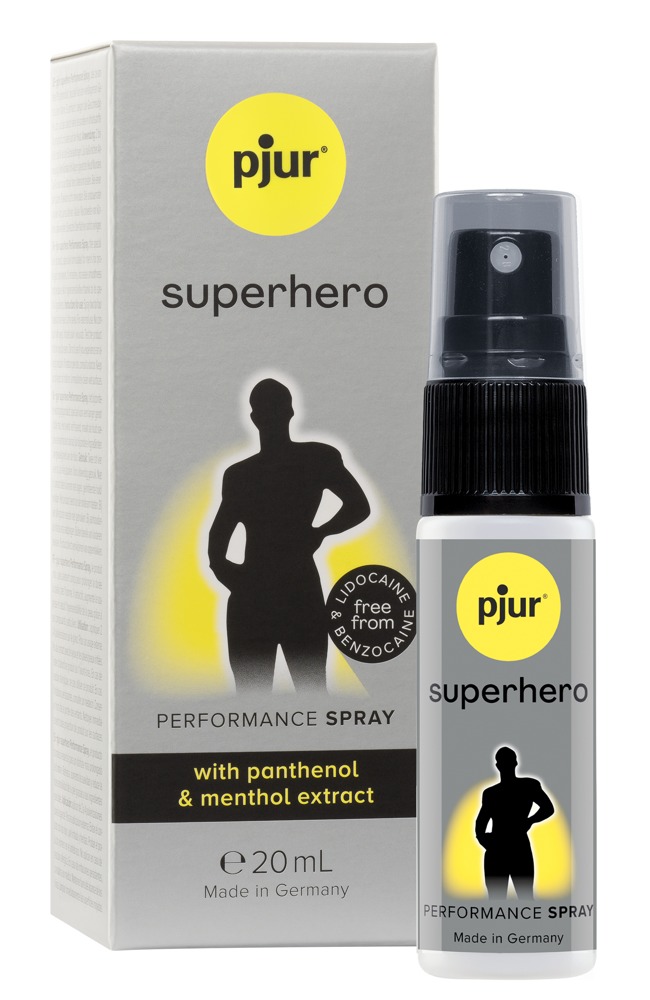 Pjur Superhero 20 ml Spray pentru Îngrijirea și Reducerea Sensibilității Penisului