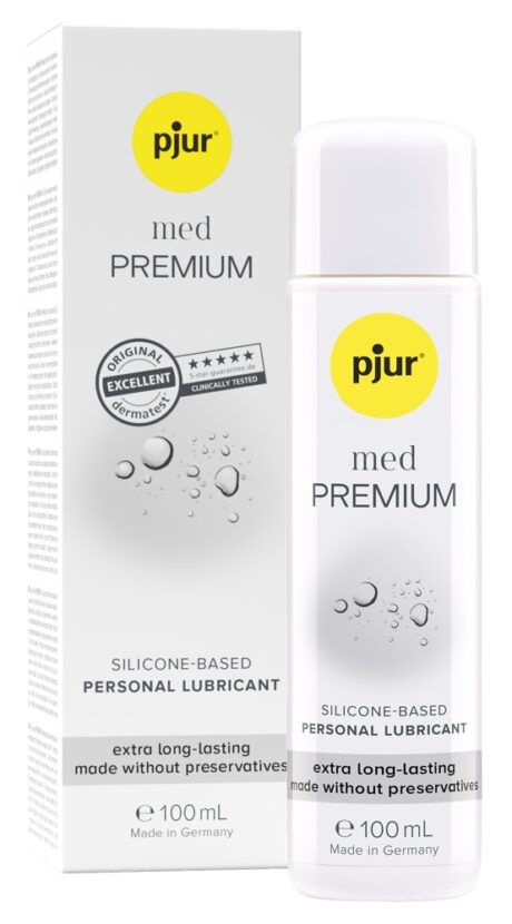 pjur med Premium Glide Lubrifiant pe bază de silicon pentru piele sensibilă 100 ml